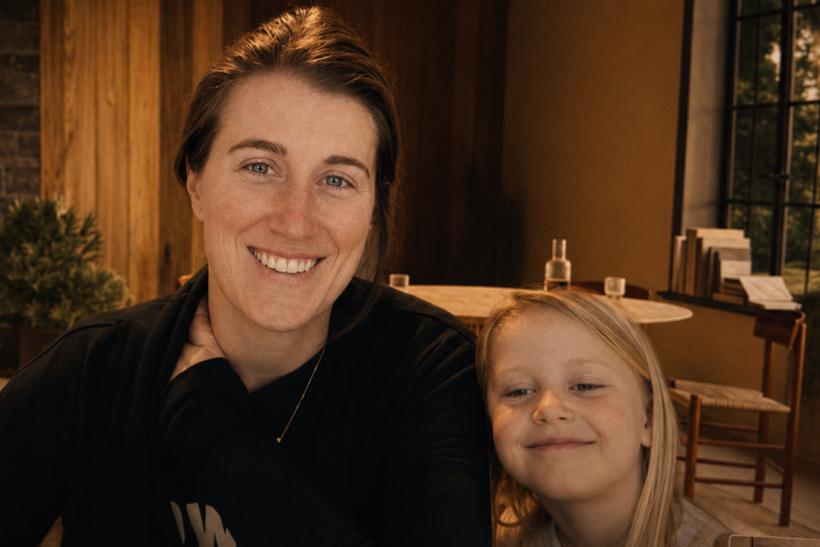 Taylor and her daughter at XINNIX